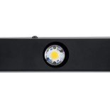 GloboStar® BELLA 60452 Μοντέρνο Φωτιστικό Τοίχου - Απλίκα Καθρέπτη Μπάνιου - Πίνακα LED 18W 2052lm 300° AC 220-240V IP44 Μ70 x Π11 x Υ6cm - Φυσικό Λευκό 4500K - Μαύρο - 3 Χρόνια Εγγύηση