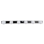 GloboStar® BELLA 60453 Μοντέρνο Φωτιστικό Τοίχου - Απλίκα Καθρέπτη Μπάνιου - Πίνακα LED 18W 2052lm 300° AC 220-240V IP44 Μ70 x Π11 x Υ6cm - Φυσικό Λευκό 4500K - Χρώμιο Νίκελ - 3 Χρόνια Εγγύηση