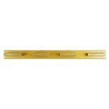 GloboStar® KARLA 60457 Μοντέρνο Φωτιστικό Τοίχου - Απλίκα Καθρέπτη Μπάνιου - Πίνακα LED 14W 1600lm 180° AC 220-240V IP44 Μ60 x Π9 x Υ5cm - Φυσικό Λευκό 4500K - Χρυσό - 3 Years Warranty