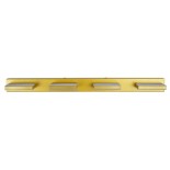 GloboStar® KARLA 60457 Μοντέρνο Φωτιστικό Τοίχου - Απλίκα Καθρέπτη Μπάνιου - Πίνακα LED 14W 1600lm 180° AC 220-240V IP44 Μ60 x Π9 x Υ5cm - Φυσικό Λευκό 4500K - Χρυσό - 3 Years Warranty