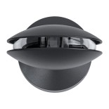 GLOBOSTAR® ZERODA 60597 Μοντέρνο Φωτιστικό Τοίχου - Απλίκα LED 9W 1035lm 3°/360° AC 220-240V Αδιάβροχο IP65 Θερμό Λευκό 2700K - CREE XPE Chip & TÜV SÜD Driver - Γκρι Ανθρακί Ματ - Μ11 x Π10 x Υ16cm - 5 Χρόνια Εγγύηση