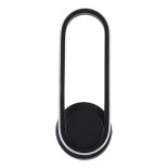 GloboStar® DALLAS 61345 Φωτιστικό Τοίχου - Απλίκα Design LED CCT 12W 1440lm 360° AC 220-240V - Εναλλαγή Φωτισμού μέσω Διακόπτη On/Off All In One Ψυχρό 6000k+Φυσικό 4500k+Θερμό 2700k Μ12 x Π6.5 x Υ32cm - Μαύρο - 3 Years Warranty