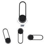 GloboStar® DALLAS 61345 Φωτιστικό Τοίχου - Απλίκα Design LED CCT 12W 1440lm 360° AC 220-240V - Εναλλαγή Φωτισμού μέσω Διακόπτη On/Off All In One Ψυχρό 6000k+Φυσικό 4500k+Θερμό 2700k Μ12 x Π6.5 x Υ32cm - Μαύρο - 3 Years Warranty