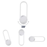 GLOBOSTAR® DALLAS 61346 Μοντέρνο Φωτιστικό Τοίχου - Απλίκα LED 12W 1440lm 360° AC 220-240V IP20 Ρυθμιζόμενο Λευκό CCT με On/Off 2700K/4500K/6000K - Lumileds SMD Chip - Λευκό Ματ - Μ12 x Π6.5 x Υ32cm - 3 Χρόνια Εγγύηση