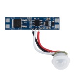 GloboStar® SENSOR-PROFILE 70692 Mini PIR Ανιχνευτής-Αισθητήρας Κίνησης Modular για Προφίλ Αλουμινίου - DC 5-24V 1 x 8A 192W - Max 8A 192W - IP20 - Γωνία Ανίχνευσης 180° & Απόσταση Ανίχνευσης 3 Μέτρα με 30 Sec Χρόνο Αναμονής -  Μ4.3 x Π1 x Υ1.5cm - 2 Χρόνι