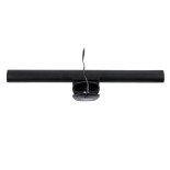 GloboStar® 76552 E-READING LIGHT Φωτιστικό Οθόνης με Χειριστήριο LED 5W 565lm 120° DC 5V IP20 CCT Θερμό Λευκό 2700K - Φυσικό Λευκό 4500K - Ψυχρό Λευκό 6000K Dimmable Μαύρο Πλαστικό Μ26 x Π4.5 x Υ4.5cm - 2 Xρόνια Εγγύηση
