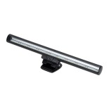 GloboStar® 76552 E-READING LIGHT Φωτιστικό Οθόνης με Χειριστήριο LED 5W 565lm 120° DC 5V IP20 CCT Θερμό Λευκό 2700K - Φυσικό Λευκό 4500K - Ψυχρό Λευκό 6000K Dimmable Μαύρο Πλαστικό Μ26 x Π4.5 x Υ4.5cm - 2 Xρόνια Εγγύηση