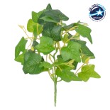 GloboStar® CANARIAN IVY 78232 Τεχνητό Φυτό Κισσός Καναρίων - Μπουκέτο Διακοσμητικών Φυτών - Κλαδιών με Φύλλωμα Πράσινο Υ25cm