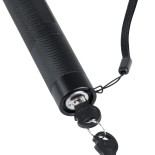 GloboStar® 78996 Φορητό Επαναφορτιζόμενο Laser Pointer 5Mw Class 3 DOT Zoom με Extra Κεφαλή για Dot Effects με Μπαταρία 18650 Li-ion 4800mAh & Φορτιστή - Κόκκινο 650nm Φ2.2 x Υ15cm