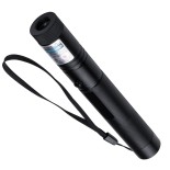GloboStar® 78998 Φορητό Επαναφορτιζόμενο Laser Pointer 5Mw Class 3 DOT Zoom με Extra Κεφαλή για Dot Effects με Μπαταρία 18650 Li-ion 4800mAh & Φορτιστή - UV 405nm Φ2.2 x Υ15cm
