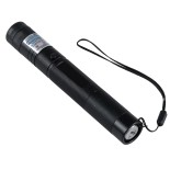 GloboStar® 78998 Φορητό Επαναφορτιζόμενο Laser Pointer 5Mw Class 3 DOT Zoom με Extra Κεφαλή για Dot Effects με Μπαταρία 18650 Li-ion 4800mAh & Φορτιστή - UV 405nm Φ2.2 x Υ15cm
