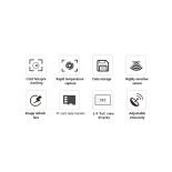GloboStar® 79989 Θερμοκάμερα Χειρός -10°C - 400°C 32×32 Pixel Οθόνη 2.4 TFT LCD 2 Megapixel HD Επαναφορτιζόμενη με Μπαταρία Li-ion 2600mAh & Καλώδιο Φόρτισης Micro USB Interface - 8GB Micro TF Card