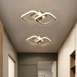 GLOBOSTAR® NORA 61062 Μοντέρνο Φωτιστικό Οροφής LED 22W 2200lm 300° AC 220-240V IP20 Ρυθμιζόμενο Λευκό CCT με On/Off 2700K/4500K/6000K - Lumileds SMD Chip - Λευκό Ματ - Μ40 x Π24 x Υ7cm - 3 Χρόνια Εγγύηση