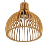 GLOBOSTAR® SCANDINAVIA 01697 Boho Κρεμαστό Φωτιστικό Οροφής με Ντουί 1 x E27 AC 220-240V IP20 - Μπεζ - Μ35 x Π35 x Υ35cm
