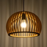 GLOBOSTAR® SCANDINAVIA 01698 Boho Κρεμαστό Φωτιστικό Οροφής με Ντουί 1 x E27 AC 220-240V IP20 - Μπεζ - Μ33 x Π33 x Υ20cm