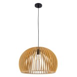 GLOBOSTAR® SCANDINAVIA 01699 Boho Κρεμαστό Φωτιστικό Οροφής με Ντουί 1 x E27 AC 220-240V IP20 - Μπεζ - Μ44 x Π44 x Υ28cm