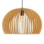 GLOBOSTAR® SCANDINAVIA 01699 Boho Κρεμαστό Φωτιστικό Οροφής με Ντουί 1 x E27 AC 220-240V IP20 - Μπεζ - Μ44 x Π44 x Υ28cm