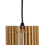 GLOBOSTAR® SCANDINAVIA 01700 Boho Κρεμαστό Φωτιστικό Οροφής με Ντουί 1 x E27 AC 220-240V IP20 - Μπεζ - Μ25 x Π25 x Υ45cm