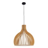 GLOBOSTAR® SCANDINAVIA 01701 Boho Κρεμαστό Φωτιστικό Οροφής με Ντουί 1 x E27 AC 220-240V IP20 - Μπεζ - Μ45 x Π45 x Υ45cm