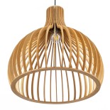 GLOBOSTAR® SCANDINAVIA 01701 Boho Κρεμαστό Φωτιστικό Οροφής με Ντουί 1 x E27 AC 220-240V IP20 - Μπεζ - Μ45 x Π45 x Υ45cm
