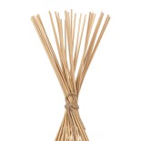 GloboStar® AZORES 01753 Boho Επιδαπέδιο Φωτιστικό Μονόφωτο 1 x E27 IP20 Μπεζ Ξύλο - Μ30 x Π30 x Υ90cm