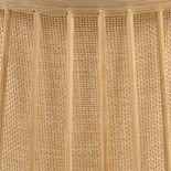 GloboStar® AZORES 01753 Boho Επιδαπέδιο Φωτιστικό Μονόφωτο 1 x E27 IP20 Μπεζ Ξύλο - Μ30 x Π30 x Υ90cm