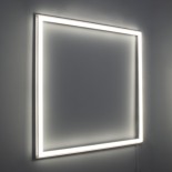 GloboStar® 60369 Χωνευτό LED Panel Linear Frameless Super Slim 60x60cm 48W 5520lm 120° CRI≥85Ra AC 220-240V IP44 Μ60 x Π60 x Υ1.5cm - Φυσικό Λευκό 4500K - TÜV Certified Driver - 5 Years Warranty