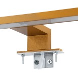 GloboStar® NINA 60423 Μοντέρνο Φωτιστικό Τοίχου - Απλίκα Καθρέπτη Μπάνιου - Πίνακα LED 12W 1400lm 120° AC 220-240V IP44 Μ60 x Π10.5 x Υ4cm - Φυσικό Λευκό 4500K - Χάλκινο - 3 Χρόνια Εγγύηση