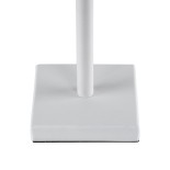GloboStar® NEGA 60474 Μοντέρνο Επιτραπέζιο Φωτιστικό Πορτατίφ LED 2.2W 154lm 360° DC 5V Επαναφορτιζόμενο με Μπαταρία Li-ion 4000mAh - Διακόπτη Αφής - Θερμό Λευκό 2700K - Dimmable - D10 x H39cm - Λευκό - 2 Years Warranty