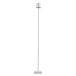 GloboStar® NEGA 60478 Μοντέρνο Επιδαπέδιο Φωτιστικό LED 2.2W 154lm 360° DC 5V IP44 Θερμό Λευκό 2700K Dimmable με Διακόπτη Αφής - Επαναφορτιζόμενο με Μπαταρία Li-ion 4000mAh - Λευκό - Φ10 x Υ135cm - 2 Χρόνια Εγγύηση