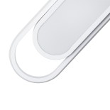 GLOBOSTAR® IGOR 61217 Μοντέρνο Φωτιστικό Οροφής LED 24W 2400lm 210° AC 220-240V IP20 Ρυθμιζόμενο Λευκό CCT με On/Off 2700K/4500K/6000K - Lumileds SMD Chip - Λευκό Ματ - Μ41 x Π13 x Υ4.5cm - 3 Χρόνια Εγγύηση