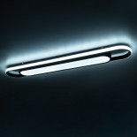 GLOBOSTAR® IGOR 61218 Μοντέρνο Φωτιστικό Οροφής LED 48W 5760lm 210° AC 220-240V IP20 Ρυθμιζόμενο Λευκό CCT με On/Off 2700K/4500K/6000K - Lumileds SMD Chip - Μαύρο Ματ - Μ81 x Π13 x Υ4.5cm - 3 Χρόνια Εγγύηση