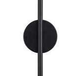 GloboStar® DIADEM 61329 Φωτιστικό Τοίχου - Απλίκα Design LED CCT 9W 1080lm 120° AC 220-240V - Εναλλαγή Φωτισμού μέσω Διακόπτη On/Off All In One Ψυχρό 6000k+Φυσικό 4500k+Θερμό 2700k Μ10 x Π4 x Υ60cm - Μαύρο - 3 Years Warranty