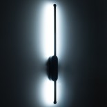 GLOBOSTAR® HARLEM 61332 Μοντέρνο Φωτιστικό Τοίχου - Απλίκα LED 9W 1080lm 120° AC 220-240V IP20 Ρυθμιζόμενο Λευκό CCT με On/Off 2700K/4500K/6000K - Lumileds SMD Chip - Χρυσό Βούρτσας - Μ5 x Π4 x Υ60cm - 3 Χρόνια Εγγύηση