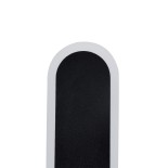 GLOBOSTAR® HOUSTON 61349 Μοντέρνο Φωτιστικό Τοίχου - Απλίκα LED 24W 2880lm 360° AC 220-240V IP20 Ρυθμιζόμενο Λευκό CCT με On/Off 2700K/4500K/6000K - Lumileds SMD Chip - Μαύρο Ματ - Μ6 x Π3 x Υ100cm - 3 Χρόνια Εγγύηση