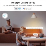 GloboStar® 80071 SONOFF B02-BL-A60 - LED BULB E27 A60 806lm 9W WiFi+Bluetooth CW (Cool White + Warm white) Dimming Smart Bulb 2700K-6500K