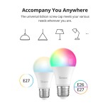 GloboStar® 80072 SONOFF B05-BL-A60 - LED BULB E27 A60 806lm 9W WiFi+Bluetooth RGBW (RED + Green + Blue + Cool White) Dimming Smart Bulb RGBW