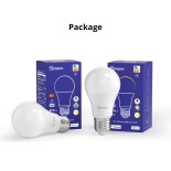 GloboStar® 80072 SONOFF B05-BL-A60 - LED BULB E27 A60 806lm 9W WiFi+Bluetooth RGBW (RED + Green + Blue + Cool White) Dimming Smart Bulb RGBW