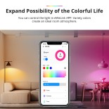 GloboStar® 80072 SONOFF B05-BL-A60 - LED BULB E27 A60 806lm 9W WiFi+Bluetooth RGBW (RED + Green + Blue + Cool White) Dimming Smart Bulb RGBW