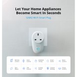 GloboStar® 80073 SONOFF S26R2TPF-GR - Smart Plug Sonoff S26R2TPF-GR Wi-Fi 16A/4000W