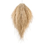 GLOBOSTAR® ARCHIPELAGO 01747 Boho Κρεμαστό Φωτιστικό Οροφής με Ντουί 1 x E27 AC 220-240V IP20 - Μπεζ - Μ30 x Π30 x Υ63cm