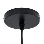 GLOBOSTAR® ARCHIPELAGO 01748 Boho Κρεμαστό Φωτιστικό Οροφής με Ντουί 1 x E27 AC 220-240V IP20 - Καφέ - Μ30 x Π30 x Υ63cm