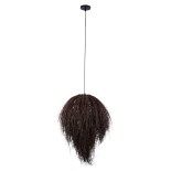GLOBOSTAR® ARCHIPELAGO 01750 Boho Κρεμαστό Φωτιστικό Οροφής με Ντουί 1 x E27 AC 220-240V IP20 - Καφέ - Μ40 x Π40 x Υ63cm