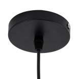 GLOBOSTAR® ARCHIPELAGO 01750 Boho Κρεμαστό Φωτιστικό Οροφής με Ντουί 1 x E27 AC 220-240V IP20 - Καφέ - Μ40 x Π40 x Υ63cm