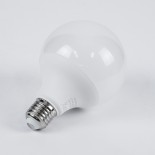 GLOBOSTAR® BUBBLE 60039 Λάμπα E27 G95 LED 15W 1500lm 260° AC 220-240V IP20 Ψυχρό Λευκό 6000K - Lumileds SMD Chip - Λευκό Γαλακτερό - Μ9.5 x Π9.5 x Υ14cm - 3 Χρόνια Εγγύηση