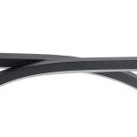 GloboStar® ROME 61294 Κρεμαστό Φωτιστικό Οροφής Linear Design LED CCT 24W 2640lm 200° AC 220-240V - Εναλλαγή Φωτισμού μέσω Διακόπτη On/Off All In One Ψυχρό 6000k+Φυσικό 4500k+Θερμό 2700k Μ65.5 x Π4 x Υ33cm - Μαύρο - 3 Years Warranty