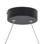 GloboStar® ROME 61294 Κρεμαστό Φωτιστικό Οροφής Linear Design LED CCT 24W 2640lm 200° AC 220-240V - Εναλλαγή Φωτισμού μέσω Διακόπτη On/Off All In One Ψυχρό 6000k+Φυσικό 4500k+Θερμό 2700k Μ65.5 x Π4 x Υ33cm - Μαύρο - 3 Years Warranty