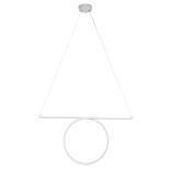 GloboStar® ROME 61295 Κρεμαστό Φωτιστικό Οροφής Linear Design LED CCT 24W 2640lm 200° AC 220-240V - Εναλλαγή Φωτισμού μέσω Διακόπτη On/Off All In One Ψυχρό 6000k+Φυσικό 4500k+Θερμό 2700k Μ65.5 x Π4 x Υ33cm - Λευκό - 3 Years Warranty