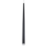 GLOBOSTAR® TEARS 61309 Μοντέρνο Κρεμαστό Φωτιστικό Οροφής LED 3W 300lm 180° AC 220-240V IP20 Ρυθμιζόμενο Λευκό CCT με On/Off 2700K/4500K/6000K - Lumileds SMD Chip - Μαύρο Ματ - Μ3.2 x Π3.2 x Υ51.5cm - 3 Χρόνια Εγγύηση