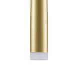 GloboStar® TEARS 61314 Κρεμαστό Φωτιστικό Οροφής Design LED CCT 36W 3960lm 180° AC 220-240V - Εναλλαγή Φωτισμού μέσω Τηλεχειριστηρίου All In One Ψυχρό 6000k+Φυσικό 4500k+Θερμό 2700k Dimmable Φ60 x Υ51.5cm - Χρυσό Βούρτσας - 3 Years Warranty
